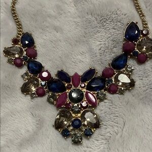 Bib statement necklace